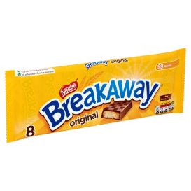 Nestle Breakaway Milk Chocolate Biscuit 8 Pack 152G