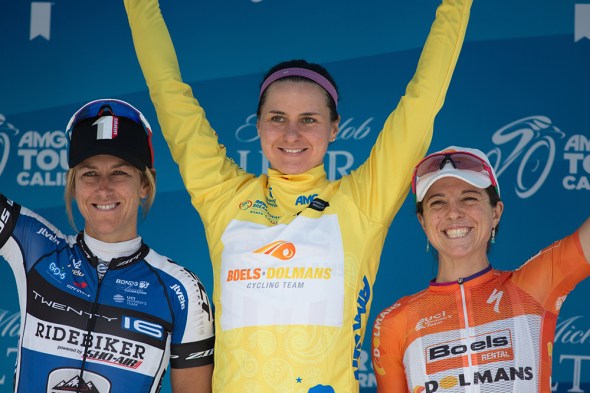 2016 Amgen Women's Tour of California: Guarnier podium